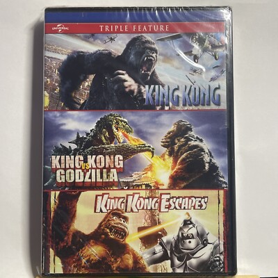 Universal King Kong, King Kong vs Godzilla, King Kong Escapes Movie DVD-image