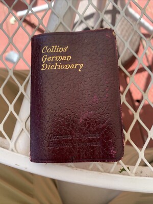 Collins German Dictionary 1953 Pocket Book English-German: German-English-image