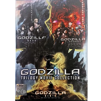 DVD GODZILLA Trilogy Movie Collection English Dubbed All Region FREE SHIP-image