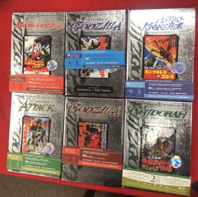 6 Ct. Godzilla DVDs (Japanese Version)-image
