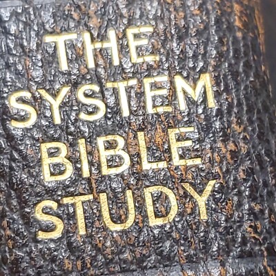 The System Bible Study Revised Leather 1925? Looks Like a Bible But it is Not -image