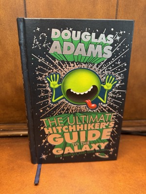 THE ULTIMATE HITCHHIKER'S GUIDE TO THE GALAXY Douglas Adams Leather Omnibus Book-image