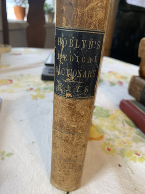 Lexicon Dictionary Of Terms Used In Medicine By Hoblyn Leather 1859-image