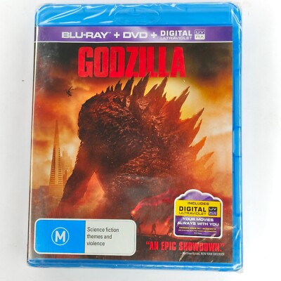 GODZILLA - Blu-Ray + DVD + Digital (2014) - New Sealed-image