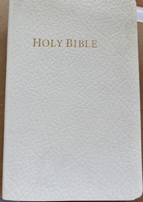 White Holy Bible King James Version 2001 edition READ-image
