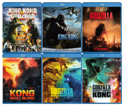 King Kong & Godzilla Movie Collection (Blu-ray) (6-Pack) (Boxset)-image