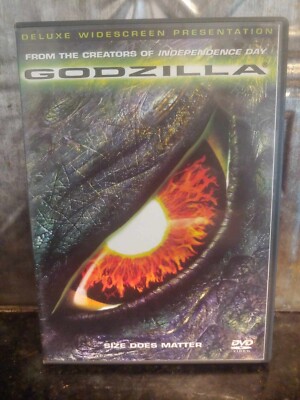 GODZILLA 1998 Deluxe Widescreen DVD Movie w/ MATTHEW BRODERICK-image