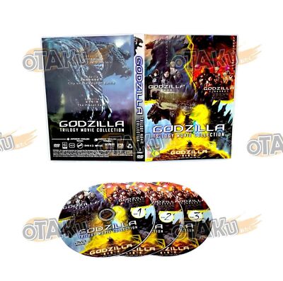 GODZILLA TRILOGY MOVIE COLLECTION - ANIME MOVIE DVD BOX SET (FULL ENGLISH DUB)-image
