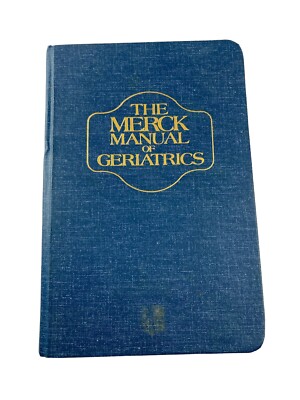 The Merck Manual Of  Geriatrics 1990 printing soft cover-image