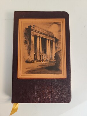 Vintage 1960 Brown Executive Record and Travel Guide BOOK-image