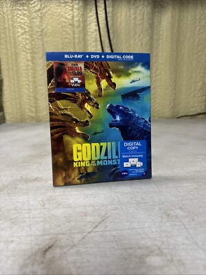 Godzilla: King of the Monster (Blu-Ray/DVD, Aug 2019, 2 Discs)-image
