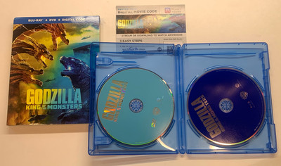 Godzilla King of the Monsters Blu-ray DVD Combo w/ Slipcover-image