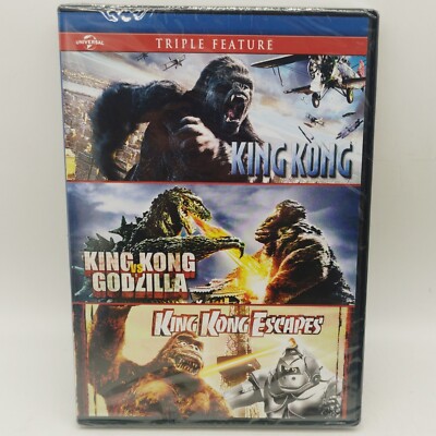 King Kong vs Godzilla: King Kong Escapes: King Kong Triple Feature DVD  NEW-image