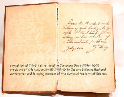 ELEMENTARY TREATISE ON ASTRONOMY John Gummere 1837 JEREMIAH DAY Yale U signature-image
