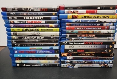 Lot Of 30 Blu Ray Movies And 2 HD DVD Movies. Die Hard Godzilla Xmen Batman-image