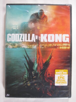 DVD NEW SEALED movie Godzilla Vs. Kong 2021 epic special features-image
