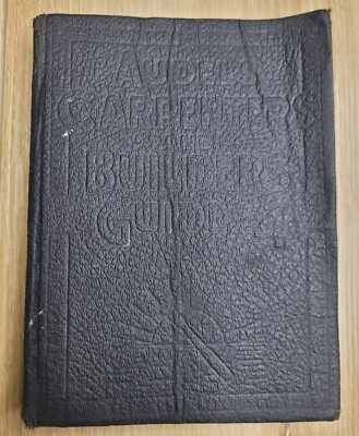 1946 Audels Carpenter & Builders Guide #4 Doors Windows Stairs Millwork Paint-image