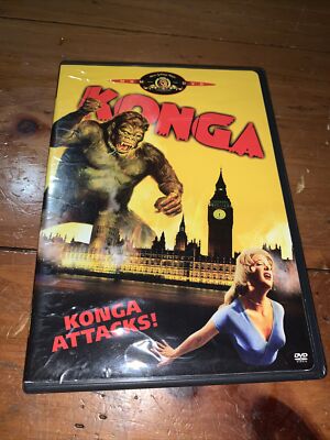 Konga 1961 (DVD, 2005) Michael Gough & Margo Johns VG - FREE SHIP Godzilla-image