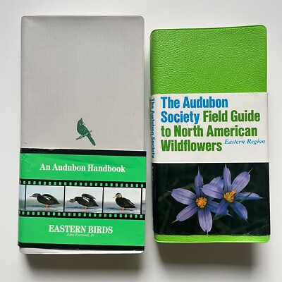 Audubon Handbook Field Guide North American Wildflowers Eastern Birds Lot 2-image