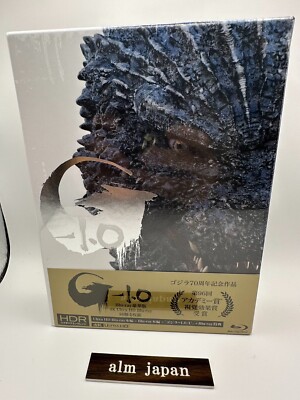 Godzilla Minus One Deluxe Edition 4K Ultra HD+3 Blu-ray+2 Booklet+Case New Jp-image
