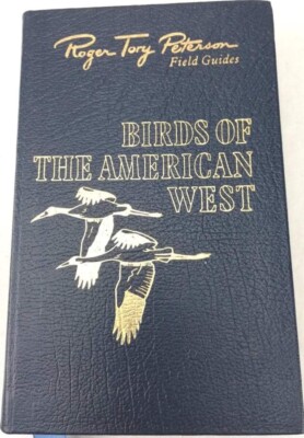 Roger Tory Peterson Field Guide Birds of the American West Leather Bound 1984-image