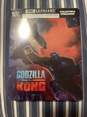Godzilla vs. Kong 4k Blu-Ray Steelbook NEW-image