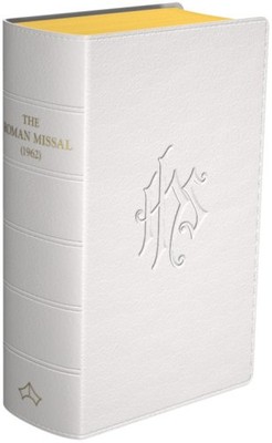 Daily Roman Missal 1962, [English and Latin Edition, White flexib-image