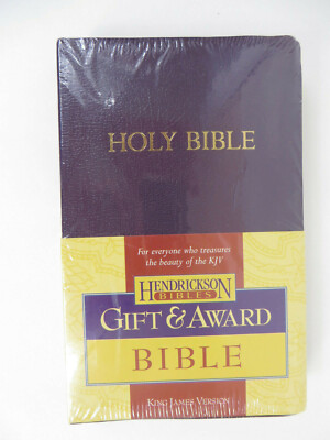 Hendrickson Gift and Award Leather Bound King James Version Bible NEW SEALED KJV-image