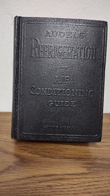 Vintage 1961 Audels Refrigeration And Air Conditioning Guide-image