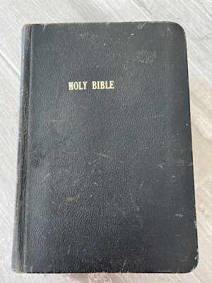 Holy Bible - Master Guide Edition - Indexed - Red Letter - Black Leather - 1939-image