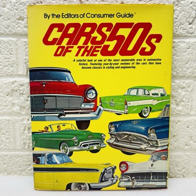 VTG‼ Cars of the 50s Consumer Guide 1981 Hardcover 1950's Classic Cars • EX‼-image