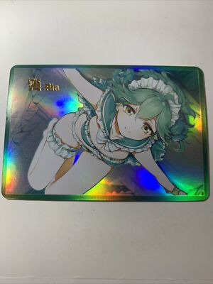 Rin Maid Arc-V Duel Cute Hot Sexy ACG Goddess Waifu Card Girl Holo Yugioh Anime-image