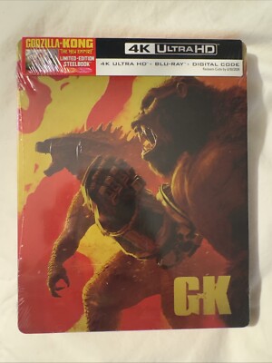Godzilla X Kong: The New Empire w. Steelbook V1 (4K UHD + Blu-ray, Region Free)-image