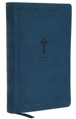 NRSV Catholic Edition Gift Bible, Teal Leathersoft ( (Leather Bound) (UK IMPORT)-image