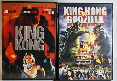 King Kong vs. Godzilla & King Kong  (DVD, Rated PG/Not Rated) Lot of 2 I Honda-image