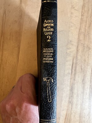 AUDEL’S Woodworking Carpenters & Builders Guide No. 2, Very Good Condition 1947-image