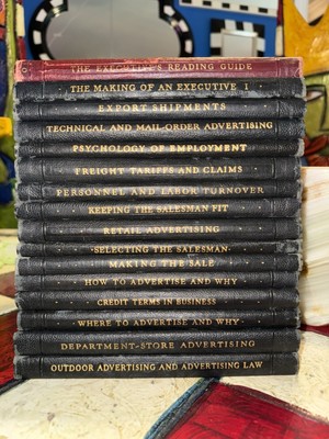 16 Book Lot:  Institute of Science of Business, The Executive & w/ Old Ads-image