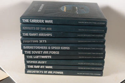 Lot of 10 Time Life The Epic of Flight Books-image