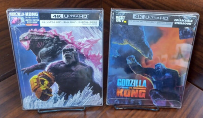 Godzilla x Kong The New Empire/Godzilla v Kong 4K Steelbooks- PROTECTIVE SLEEVE!-image