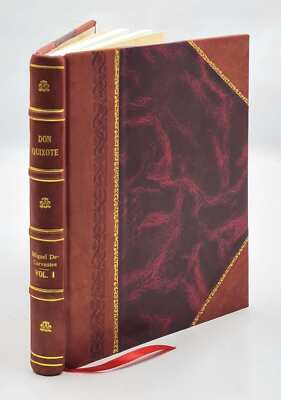 Don Quixote Volume 1 1901 By Miguel De Cervantes Saavedra [Leather Bound]-image