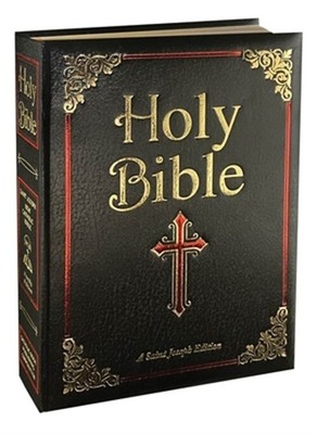 New Catholic Bible Family Edition (Leather / Fine Binding)-image