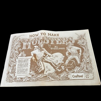 How to Make Holsters Al Stohlman Stylecraft  #40 Leather Gun Holster Guide Book-image