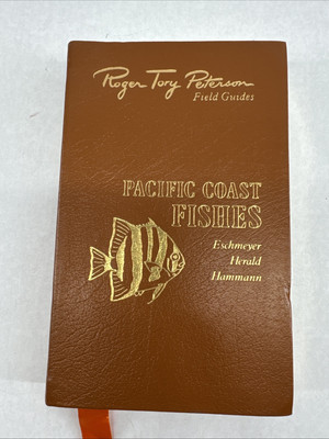 Roger Tory Peterson Field Guide Pacific Coast Fishes Easton Press Leather 1984-image