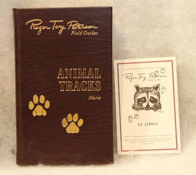 Roger Tory Peterson - Animal Tracks Field Guide (Leather, 50th Anniversary)-image