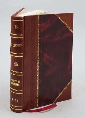 Gedichte / Von Philippine Gatterer ; Mit Kupfern Von Chodowiecki [Leather Bound]-image