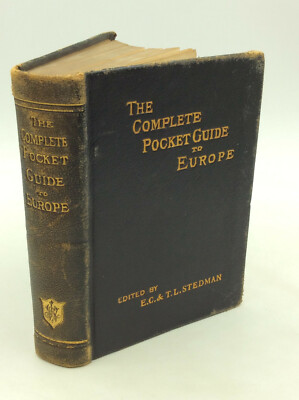 THE COMPLETE POCKET-GUIDE TO EUROPE - 1905 -  Leather - Travel Guide - Maps-image