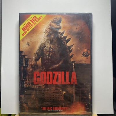 Godzilla (DVD, 2014) New Sealed-image