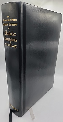 The Anonymous Press Study Edition of Alcoholics Anonymous (Black) NICE-image