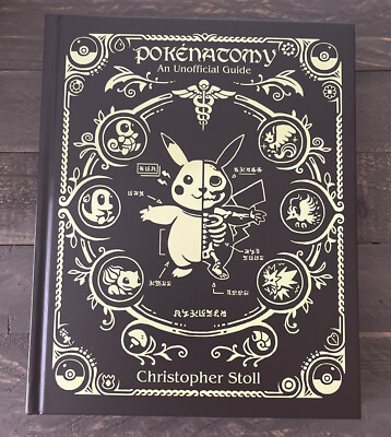Pokenatomy Unofficial Pokemon Anatomy Guide Leatherbound Hardcover Book Stoll✨-image