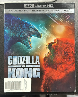 Godzilla Vs Kong 4K Ultra HD Blu Ray Movie Dolby 2021 (B126-16)-image